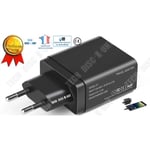 TD® Chargeur Samsung Adaptateur S8 Usb C S9 S7 Huawei Honor Nokia Xiaomi OnePlus Switch Android Smartphone Tablette Rapide Embout