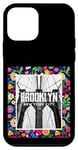 iPhone 12 mini Enjoy Cool Floral Brooklyn Bridge New York City USA Skyline Case