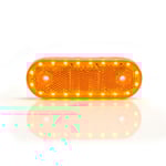 Sidomarkering med blinkers Strands Side Marker LED - 12/24V / 114 mm