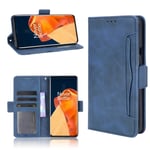SPAK OnePlus 9 Pro Case,Premium Leather Wallet Flip Cover for OnePlus 9 Pro (Blue)