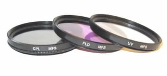 62mm Filter Set UV CPL & FLD for Panasonic DMC-FZ1000 Lumix Bridge Camera