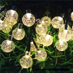 20/30 Led Solar String Light Ball Lamp Home Christmas Decoration 30 Warm White