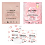 Starskin Trio Sheetmask 16g, Sheetmask 25g, Lip Mask 10g - 