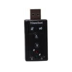ADAPTATEUR New Mini USB 2.0 3D Virtual 12Mbps External 7.1 Channel Audio Sound Card Adapter