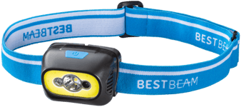 Best Beam BH350R genopladelig pandelampe med sensor, 350 lumen