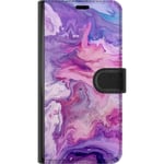 Asus Zenfone 10 Svart Plånboksfodral Marmor
