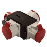 AS Schwabe Mixo Adapter/Power Splitter Versatile, Space-Saving, Universal, Mobile and Robust, 60832