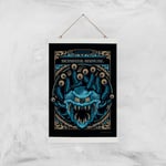 Dungeons & Dragons Monster Manual Giclee Art Print - A3 - White Hanger