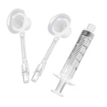 2 st Nippel Aspirator Korrigering Matning Sugning För Platt Invändig Retraktion Nippel Behandling Korrigering Amningshjälp
