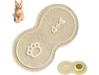 Atl Da152b Hund- Kattskål Matta Beige