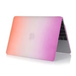 Apple Rainbow Macbook 12-inch Retina (2015) Case - Orange / Lila