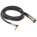 HQRP 6ft 3.5mm 1/8" TRS to XLR 3-pin XLR3M Cable for Bose L1 Speaker