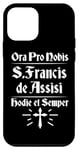 Coque pour iPhone 12 mini Ora Pro Nobis. Saint François d'Assise