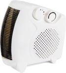 2 in 1 Fan Heater 2KW 2000W Small Portable Electric Hot Warm Air Upright FH06