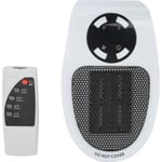 Radiateur soufflant électrique 500W - Tbest - Mini multifonctionnel de bureau - Télécommande