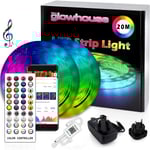 LED-Strip Lights med RGB / Ljusslinga / LED-list - 20 meter multifärg