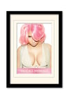 Nicki Minaj Pink A3 Framed and Mounted Print