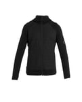 Icebreaker M Mer Quantum Hybrid LS Zip Hoodie Black - 1st. kvar  - Alpingaraget