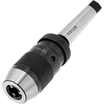 1-16 mm kapacitet 45# stål självåtdragande nyckellös borrchuck med MT3-B18 konisk axelmastverktyg