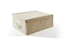 Perfetto Più - EasyBox - Boîte de Rangement en Tissu écru - 36 x 48 x 19 cm