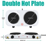 2500W Electric Hotplate Portable Kitchen Table Top Cooker Stove Single Hot Plate