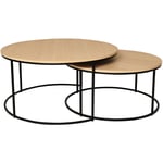 NFG - Muran Soffbord, Vitpigmenterad Ek, S/2