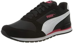 PUMA Mixte St Runner v2 NL Sneaker Basse, Black White-Paradise Pink, 38.5 EU
