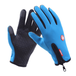 Vattenavvisande touchvantar / handskar - Large - Blå