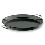 LACOR - 60186 - Poêle à paella en fer Smalt, Mini poêle à paella Idéal pour présenter, servir et cuisiner, couvercle en acier émaillé, Ø36 cm