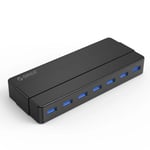 Orico Hub 7x USB-A 3.0 - Svart