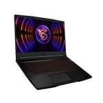Laptop MSI Gaming Thin GF63 12UDX-495XPL Qwerty US Nvidia GeForce RTX 2050 15,6" i5-12450H 8 GB RAM 512 GB SSD