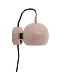 Ball Vegglampe Glossy Nude - Frandsen
