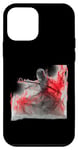 Coque pour iPhone 12 mini Rouge Art Abstrait Tourbillon Mouvement énigmatique