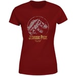 Jurassic Park Lost Control Women's T-Shirt - Burgundy - XS - Burgundy