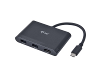i-Tec USB-C HDMI and USB Adapter with Power Delivery Function - Dockningsstation - USB-C / Thunderbolt 3 - HDMI