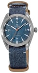 Omega 220.12.40.20.03.001 Seamaster Railmaster Blå/Läder Ø40 mm