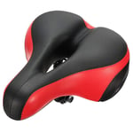 Comfortable Bicycle Saddle Reflective Big Butt Shock Absorber Ball Saddle MTB Bike Seat Bicycle Soft Cushion Black Red