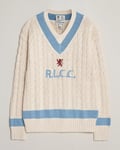 Polo Ralph Lauren Cotton/Cashmere Cricket Knitted Sweater Parchment Cr