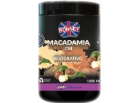 Ronney Macadamia Oil Complex Professional Mask Återuppbyggande hårinpackning med macadamiaolja 1000 ml
