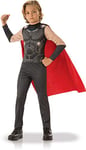 RUBIES - THOR - Marvel officiel - Déguisement Super Héros pour Enfant Entrée de Gamme - Taille 5-6 ans. Costume avec combinaison et masque PVC - Pour Anniversaire, Carnaval