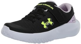 Under Armour Girl's UA GPS Surge 4 AC, Comfortable Girl's Trainers, Kids' Running Shoes, Lightweight Trainers for Girls