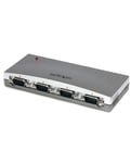 StarTech.com Hub série RS232 à 4 ports - Adaptateur USB vers 4x DB9 alimenté par bus