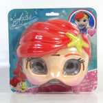 Disney Princess Ariel Swim Mask Goggles. One Size Fits All. For Ages 5+