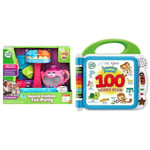 LeapFrog 603203 Musical Rainbow Party Learning Toy and Pretend Play Educational Tea & 601503 Learning Friends 100 Words Baby Book Educational and Interactive Bilingual Playbook Toy Toddler