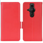 Sony Xperia Pro-I - Læder cover / pung - Rød