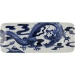 Tokyo Design Studio Japonism Plate 28.5x14x2.5cm Dragon Blue