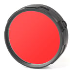 Olight fargefilter, Rød, 63 mm:  SR52/M3X/Javelot Pro
