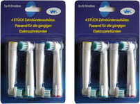 Premium Quality Compatible Replacement Toothbrush Heads for oralb by VAK 8Pcs 2