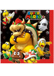 Super Mario Paper Party Napkins Pack 16