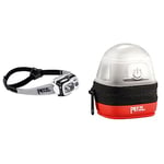 PETZL Lampe Frontale Swift RL Noir & NOCTILIGHT - étuis pour équipements, TIKKINA, TIKKA, ZIPKA, ACTIK, ACTIK CORE, REACTIK, REACTIK +, TACTIKKA, TACTIKKA +, TACTIKKA +RGB, 85 g, Noir/Orange